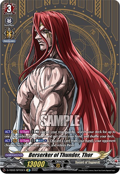 Berserker of Thunder, Thor (SP)