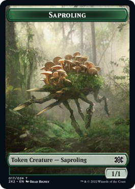 Saproling // Spirit (008) Double-Sided Token