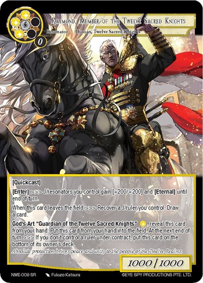 Raymond, Member of the Twelve Sacred Knights