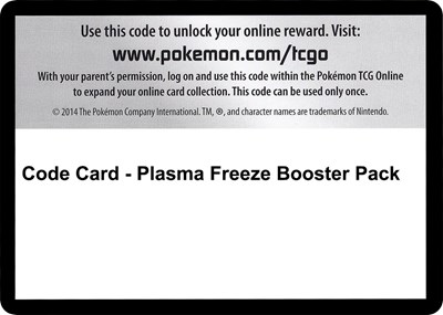 Code Card - Plasma Freeze Booster Pack