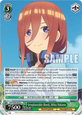 Irreplaceable Bond, Miku Nakano