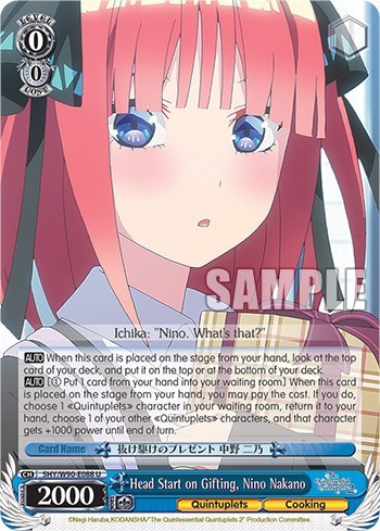 Head Start on Gifting, Nino Nakano