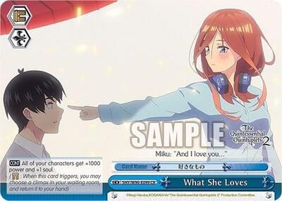 What She Loves
