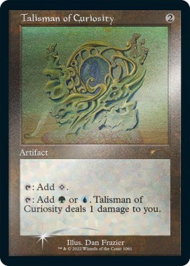 Talisman of Curiosity (Retro Frame) (Foil Etched)