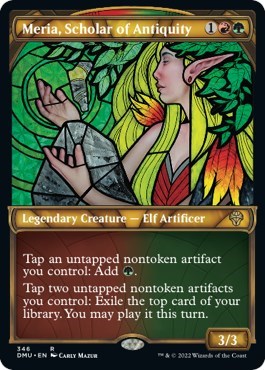 Meria, Scholar of Antiquity (Textured Foil)