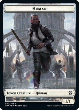 Human // Snake Double-Sided Token
