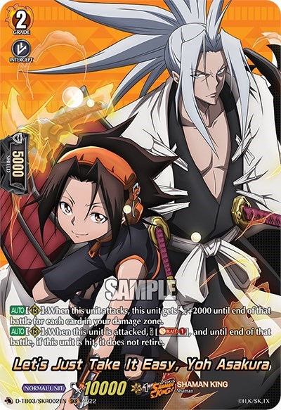 Let's Just Take It Easy, Yoh Asakura (SKR)