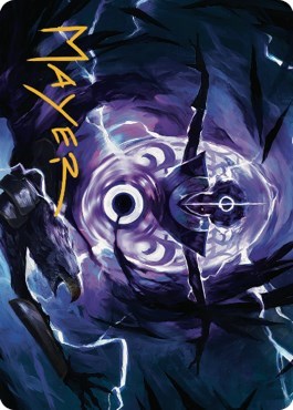 Rona's Vortex Art Card (Gold-Stamped Signature)