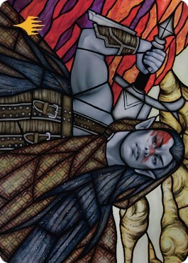 Radha, Coalition Warlord Art Card (Gold-Stamped Signature)