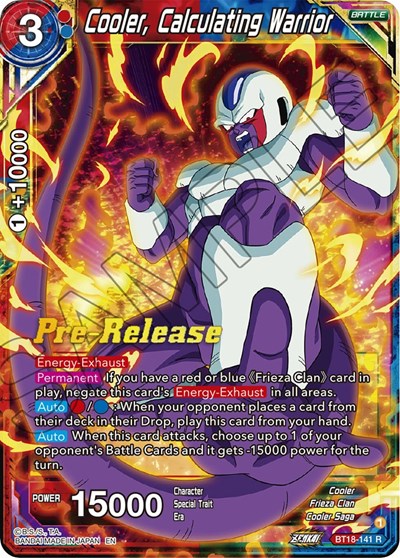 Cooler, Calculating Warrior