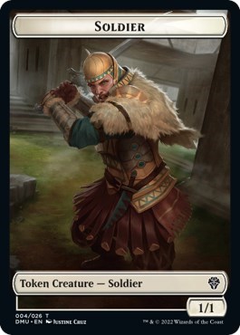Soldier // Elemental Double-Sided Token