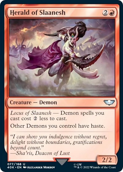 Herald of Slaanesh (Surge Foil)