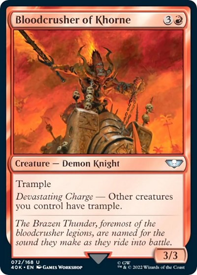 Bloodcrusher of Khorne (Surge Foil)