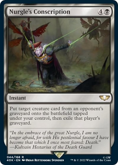 Nurgle's Conscription (Surge Foil)