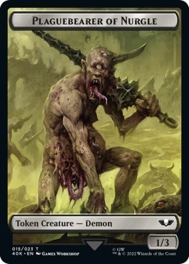 Plaguebearer of Nurgle // Spawn Double-Sided Token