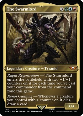 The Swarmlord (Display Commander) (Surge Foil) - Thick Stock