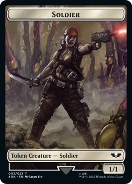 Soldier (003) // Sicarian Infiltrator Double-Sided Token