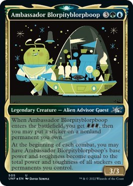 Ambassador Blorpityblorpboop (Showcase) (Galaxy Foil)