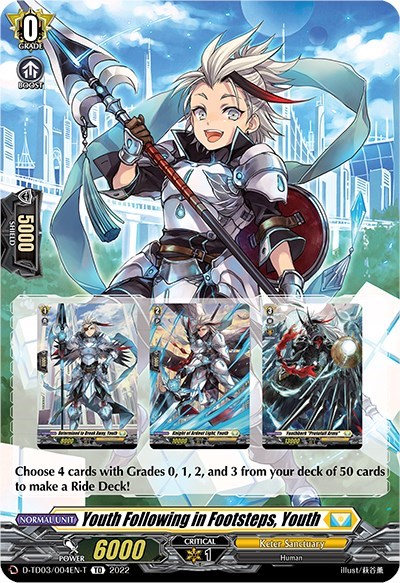 Youth Following in Footsteps, Youth (Tutorial Card)