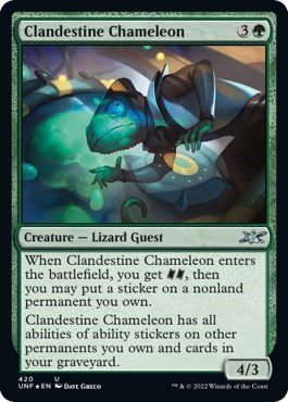 Clandestine Chameleon (Galaxy Foil)
