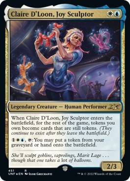 Claire D'Loon, Joy Sculptor (Galaxy Foil)