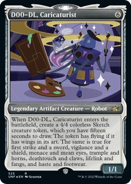 D00-DL, Caricaturist (Showcase) (Galaxy Foil)