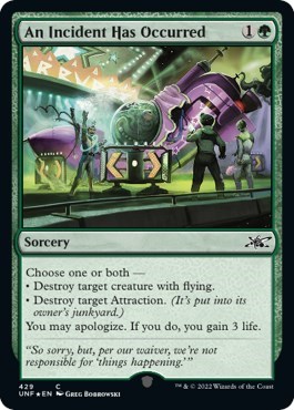 An Incident Has Occurred (Galaxy Foil)