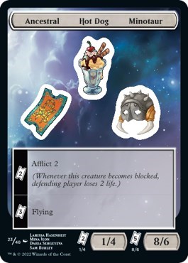 Ancestral Hot Dog Minotaur
