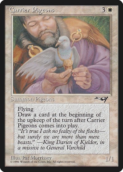 Carrier Pigeons (Hand)