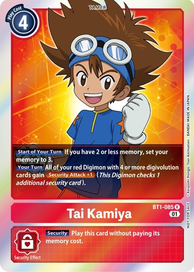 Tai Kamiya - BT1-085 (ST-11 Special Entry Pack)