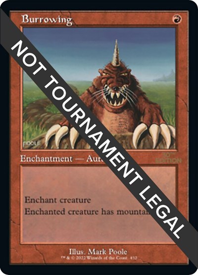 Burrowing (Retro Frame)