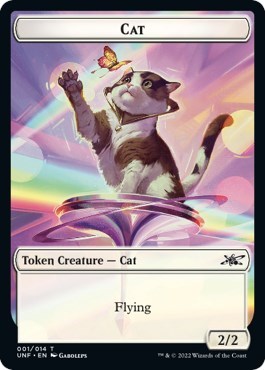 Cat // Food (11) Double-sided Token