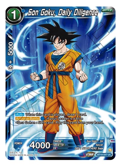 Son Goku, Daily Diligence