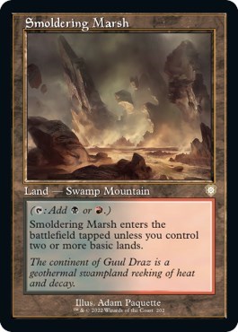 Smoldering Marsh (Retro Frame)
