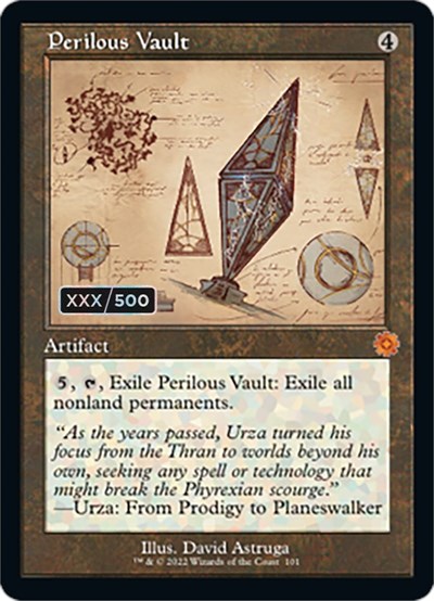 Perilous Vault (Schematic) (Serial Numbered)
