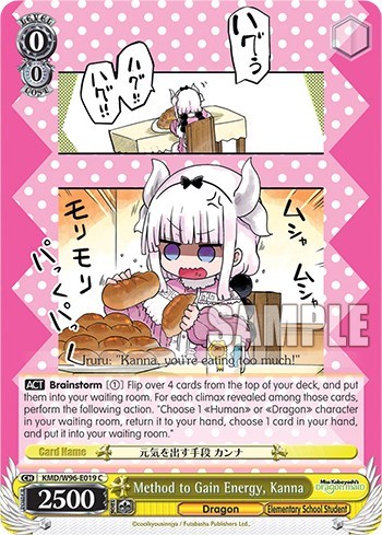 Method to Gain Energy, Kanna