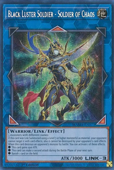Black Luster Soldier - Soldier of Chaos (Secret Pharaoh's Rare)