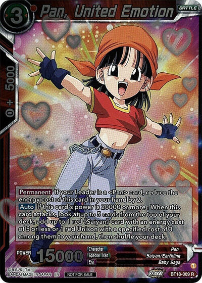 Pan, United Emotion (Zenkai Series Pack Vol.1)