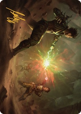 Brotherhood's End Art Card (Gold-Stamped Signature)
