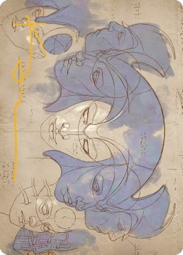 Helm of the Host Art Card (Gold-Stamped Signature)