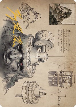 Millstone Art Card (Gold-Stamped Signature)