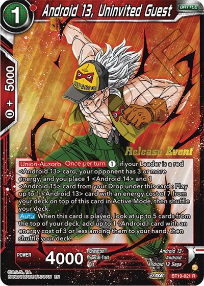 Android 13, Uninvited Guest (Fighter's Ambition Holiday Pack)