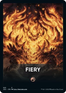 Fiery Theme Card