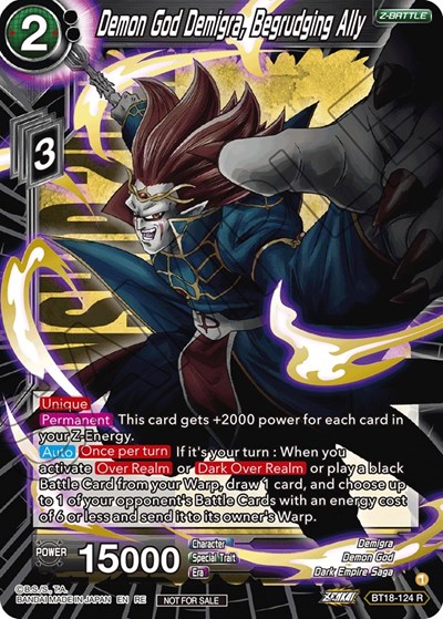 Demon God Demigra, Begrudging Ally (Championship 2022 Zenkai Selection Pack)