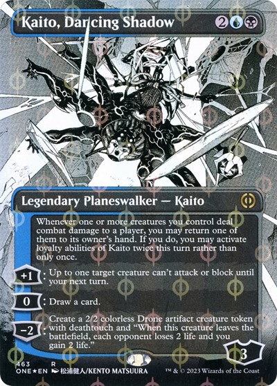 Kaito, Dancing Shadow (Borderless) (Step-and-Compleat Foil)