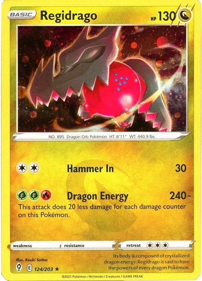 Regidrago - 124/203 (Cosmos Holo)