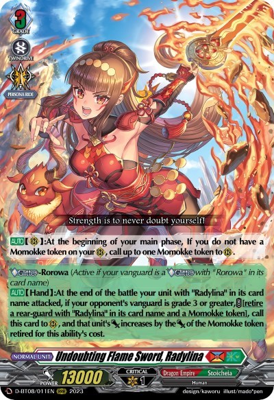 Undoubting Flame Sword, Radylina