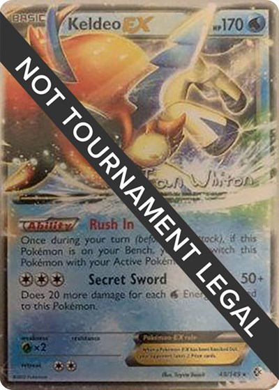 Keldeo EX - 2013 (Ian Whiton)