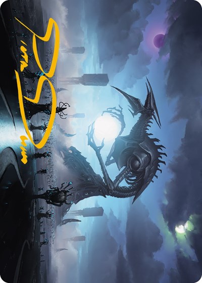 Blue Sun's Twilight Art Card (Gold-Stamped Signature)