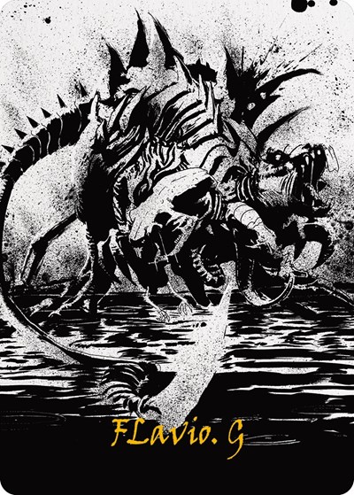 Karumonix, the Rat King Art Card (Gold-Stamped Signature)